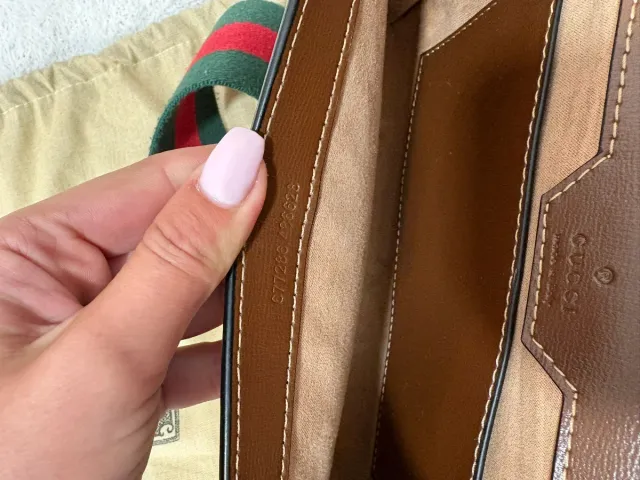 Bolso Gucci 1955 Horsebit Beige/Marrón