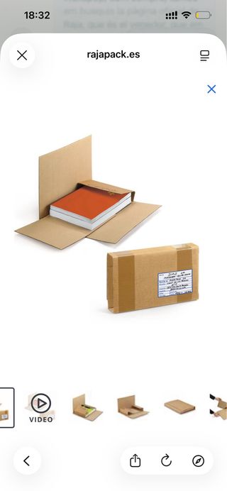 Lote 600 Cajas Cartón RAJA EC01 23x15