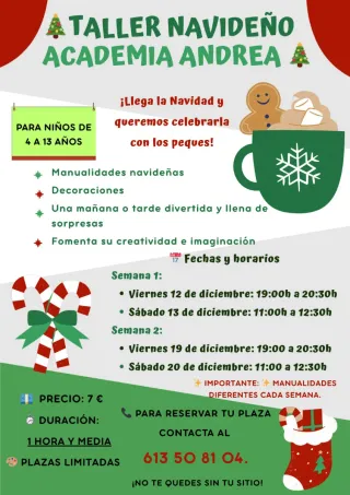 Taller Navideño de Academia Andrea