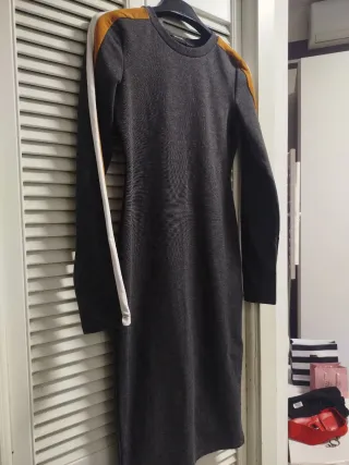 Abito Zara grigio arancione taglia S