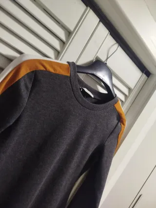 Abito Zara grigio arancione taglia S