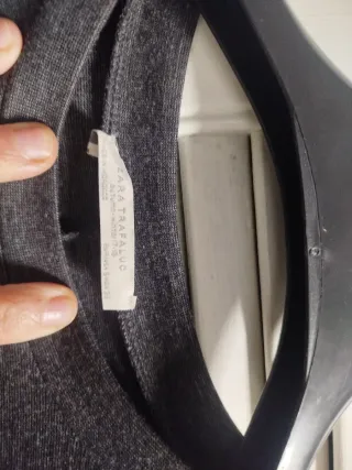 Abito Zara grigio arancione taglia S