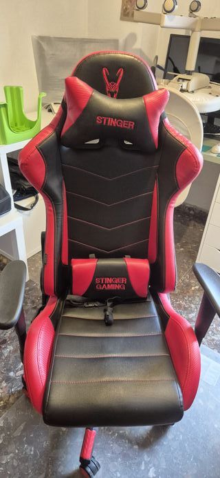 Sillón Stinger Gaming Rojo y Negro