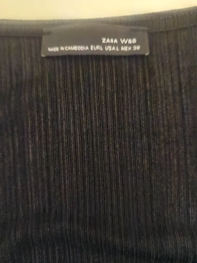 Vestido negro fiesta Zara
