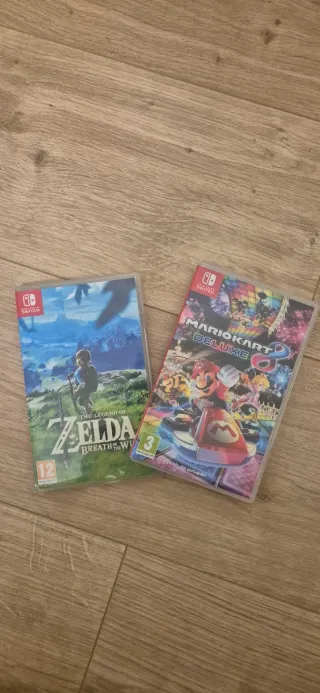 Mario Kart 8 Deluxe + Zelda BOTW Switch