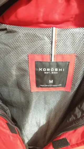 Chaqueta Invierno Hombre Talla M Roja