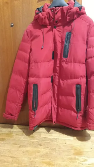 Chaqueta Invierno Hombre Talla M Roja