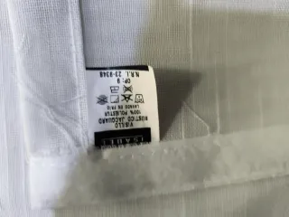 Pannello giapponese con binario beige/bianco a tre ante