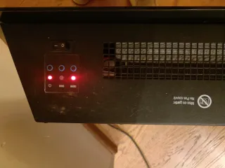 Calefactor de diseño moderno