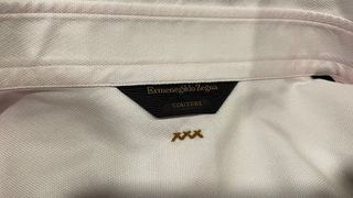 Ermenegildo zegna light pink shirt couture
