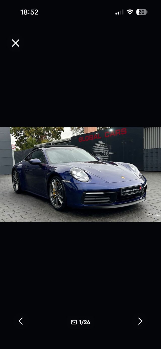 PORSCHE 911 992 CARRERA 4S CERAMIC BRAKES 2019 450