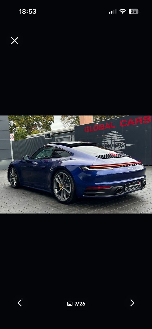 PORSCHE 911 992 CARRERA 4S CERAMIC BRAKES 2019 450