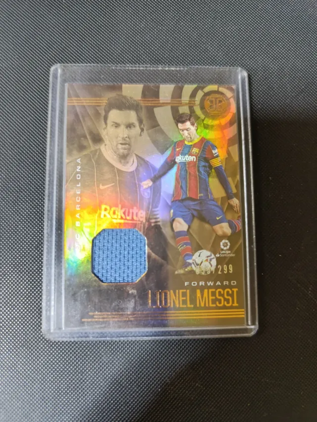 Messi Barcelona parche Panini chronicles patch