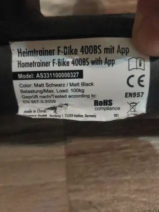 Bicicleta Estática Plegable