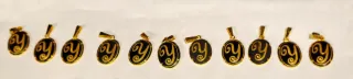 Pack Colgantes Letra Y Oro 18k y 24k