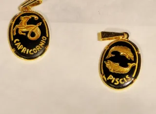 Pack Colgantes Letra Y Oro 18k y 24k