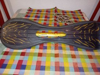Patinete Oxelo Negro y Amarillo