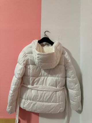 giaccone bianco invernale imbottino Terranova