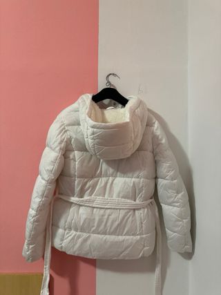 giaccone bianco invernale imbottino Terranova