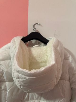 giaccone bianco invernale imbottino Terranova