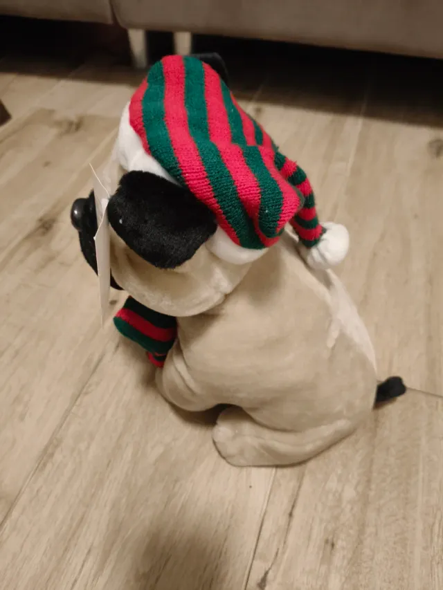 Peluche Pug Natale
