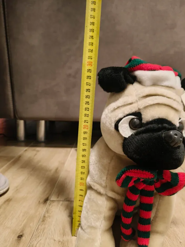 Peluche Pug Natale