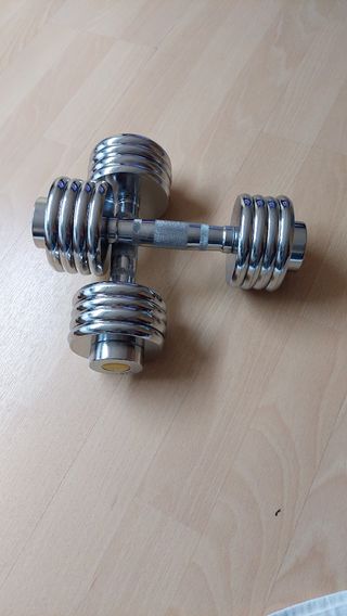 Mancuernas, fijas y regulables