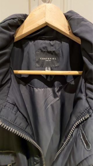 Cazadora Cortefiel Acolchada Hombre Azul