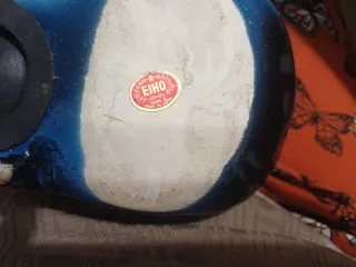 Alcancía Gato Vintage Azul