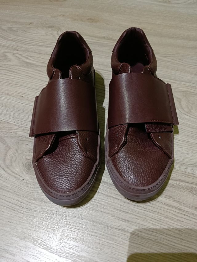 Zapatos Zara Man Marrones [Talla 42]