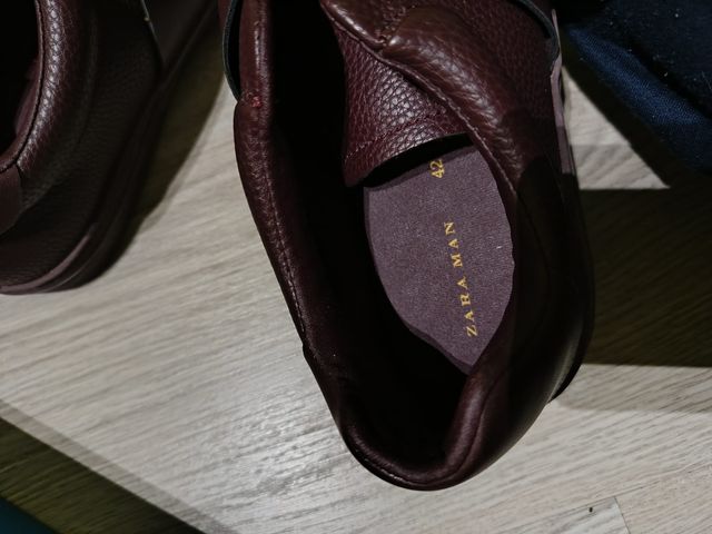 Zapatos Zara Man Marrones [Talla 42]