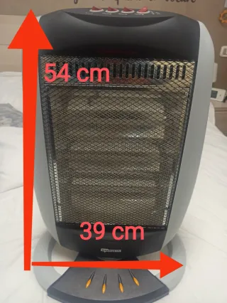 Stufetta alogena Termozeta con oscillazione