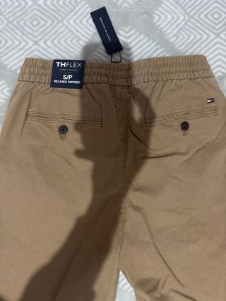 Pantalones Tommy Hilfiger Beige y Negro Nuevos