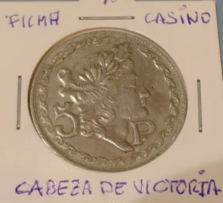 Fichas Casino 5 pesetas