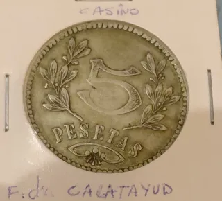 Fichas Casino 5 pesetas