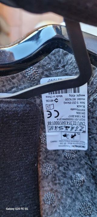 Casco y Guantes Equitación Niño Talla S