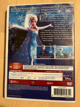 DVD Frozen El Reino del Hielo -Versión Sing-Along