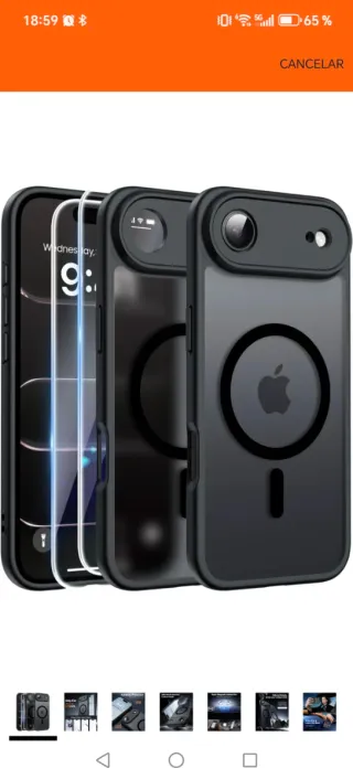 Funda iPhone 17 Air Transparente