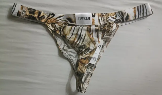 Tanga estampado tigre talla L