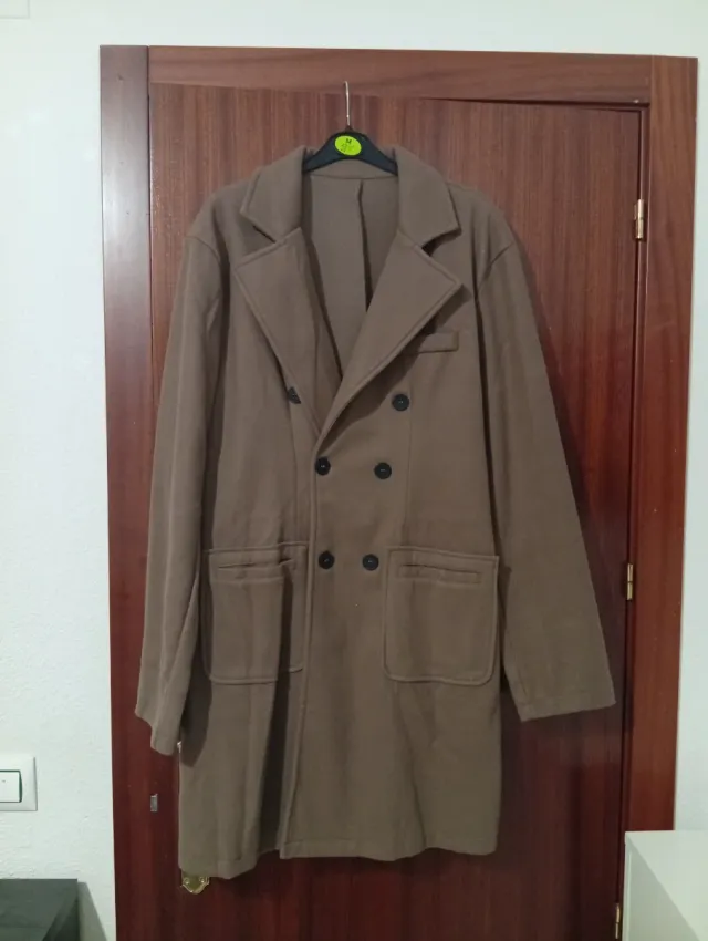Abrigo marrón talla L