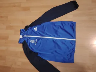 Chaqueta Adidas Real Madrid Azul y Negra