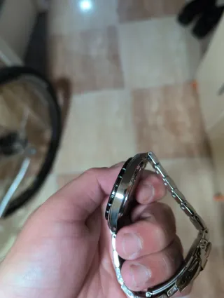 Reloj Casio Edifice Negro y Plateado