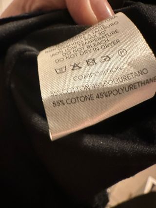 Abito Goa Goa nero pizzo lungo