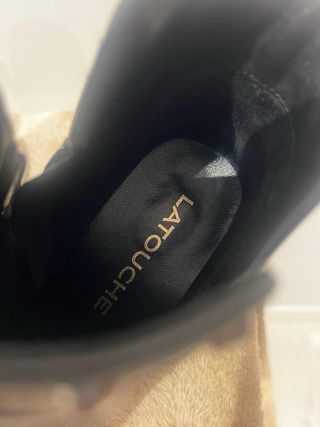 Botín Latouche Piel Negro Tachuelas T36