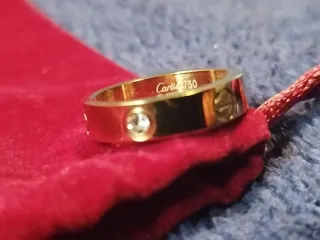 Anillo Cartier dorado