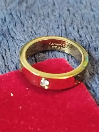 Anillo Cartier dorado