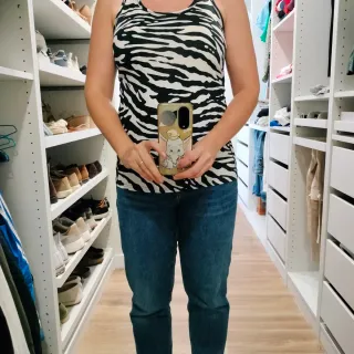 Camiseta deportiva cebra