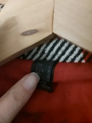 Abrigo Mango cuadros talla L