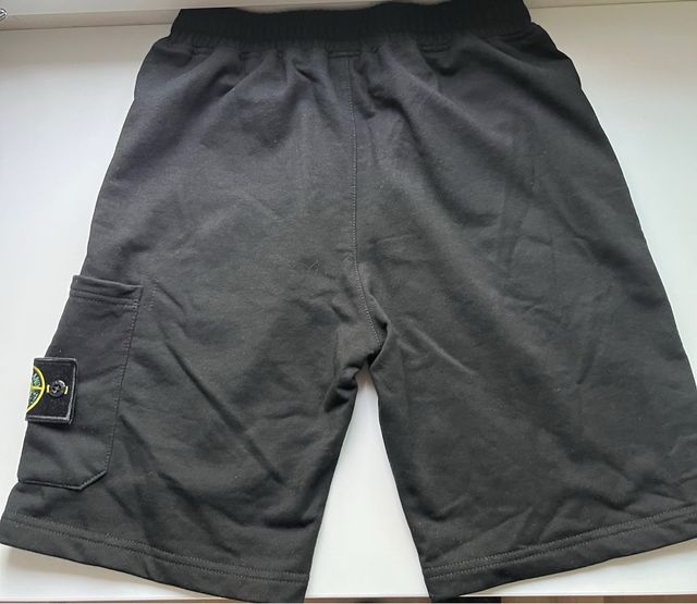 Calças Curtas Stone Island Pretas