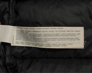 Plumífero mujer Mango Negro Talla S